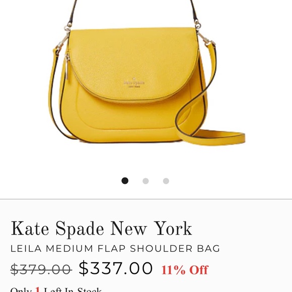 Kate Spade Leila Medium Flap Shoulder Bag - Picture 10 of 10